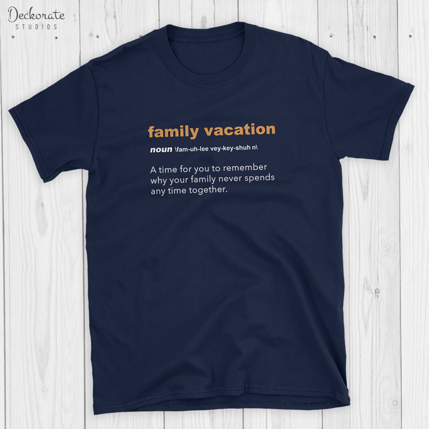 Funny family vacation t shirt humorous definition tee Etsy