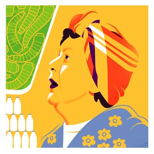 Doctor Who | Doris Green Death | Magazine Illustration | Poster Print | FREE UK delivery | Signed and Embossed