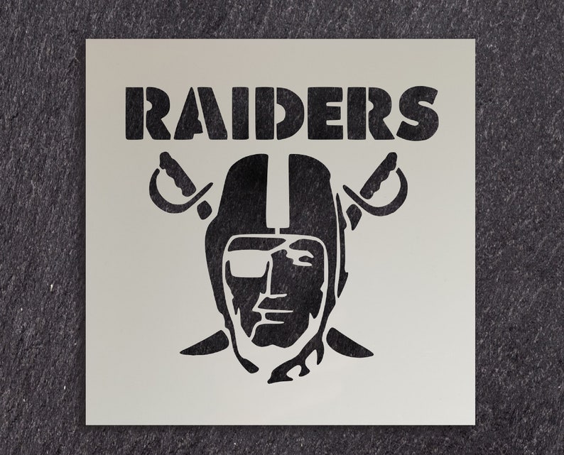 Las Vegas Raiders Cookie Stencil | Etsy