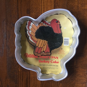 Wilton Turkey Cake Pan Vintage Thanksgiving Cake Pan Novelty Pan