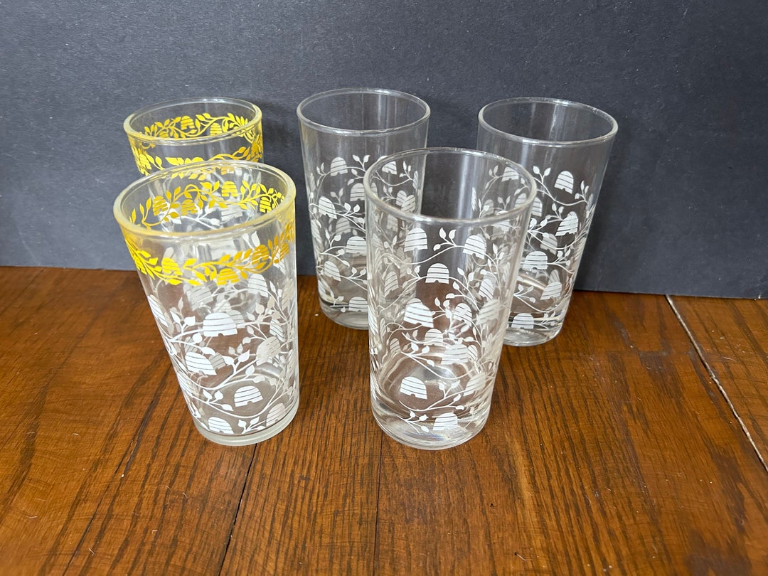 Honey Bee Drinking Glasses