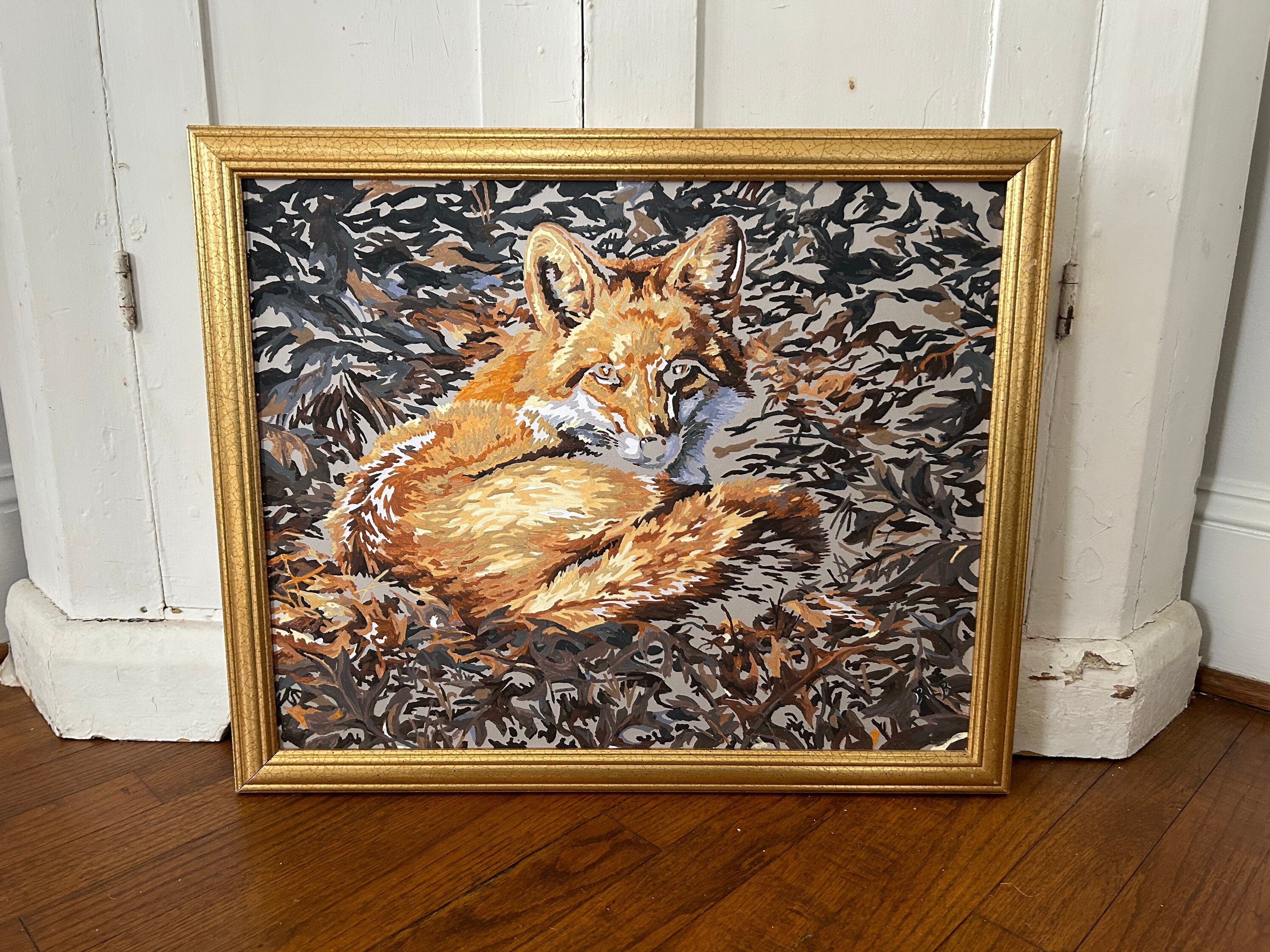 Fox With Chicory Paint-by-number Kit 8x10 