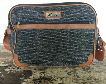 Verdi Fifth Avenue NY Tweed Travel Bag 
