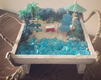 Beach fairy garden | Etsy Beach fairy garden | Etsy