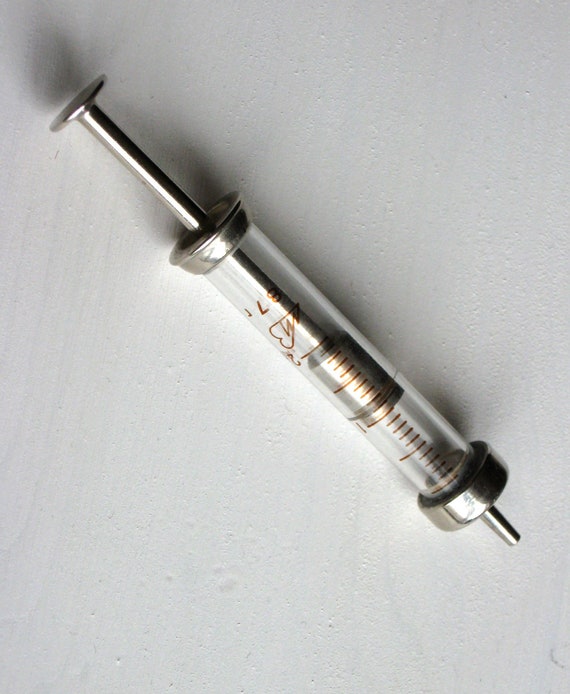 Medical Gift Vintage Syringe Pharmacy Gift Vintage Antique Etsy