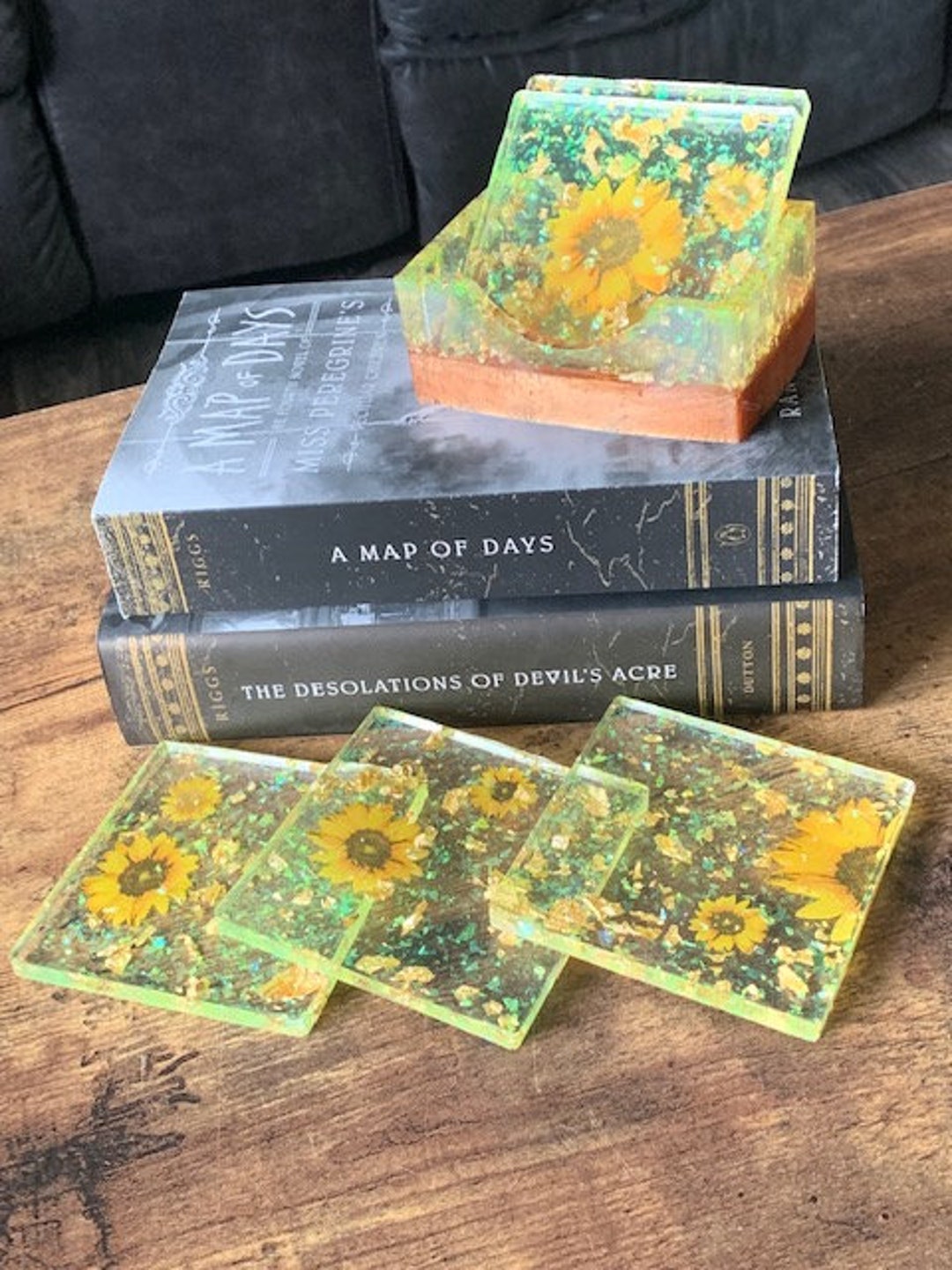 Resin Coaster Sets Etsy