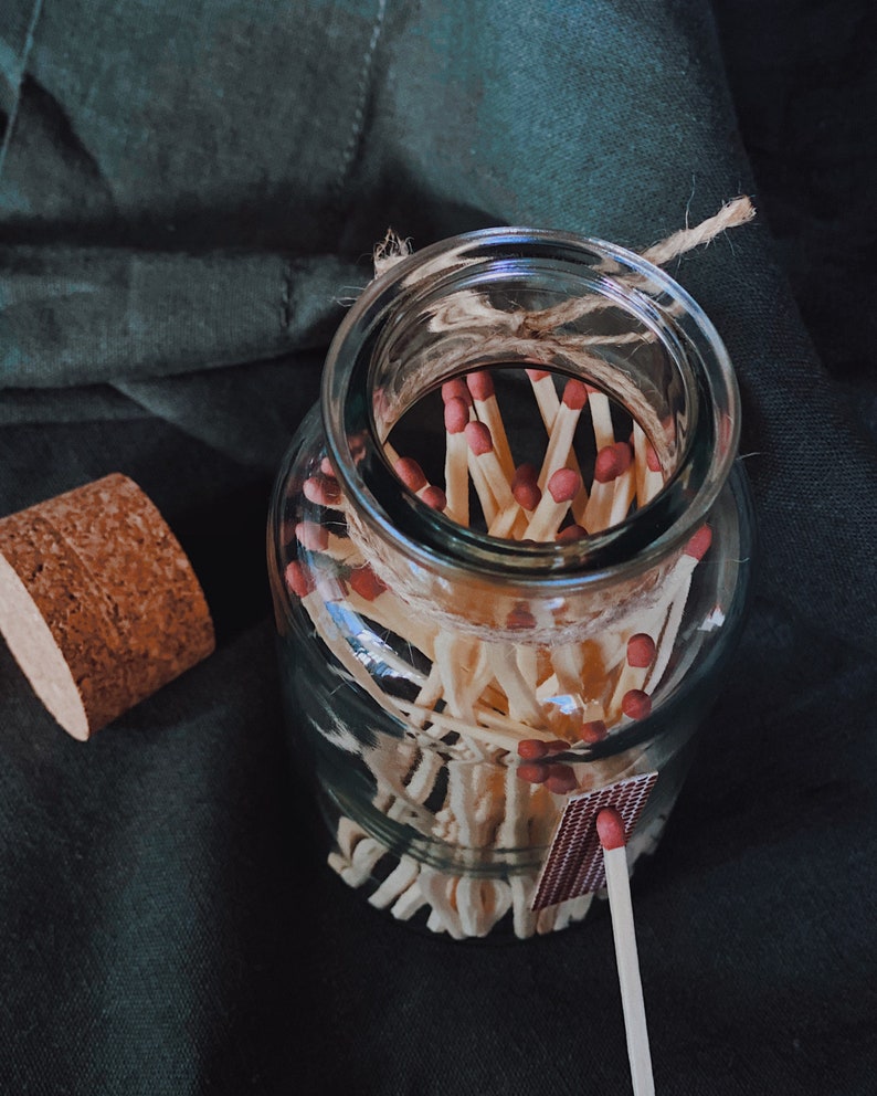 Candle Long Matches in a Bottle Eco Friendly Reusable Etsy UK