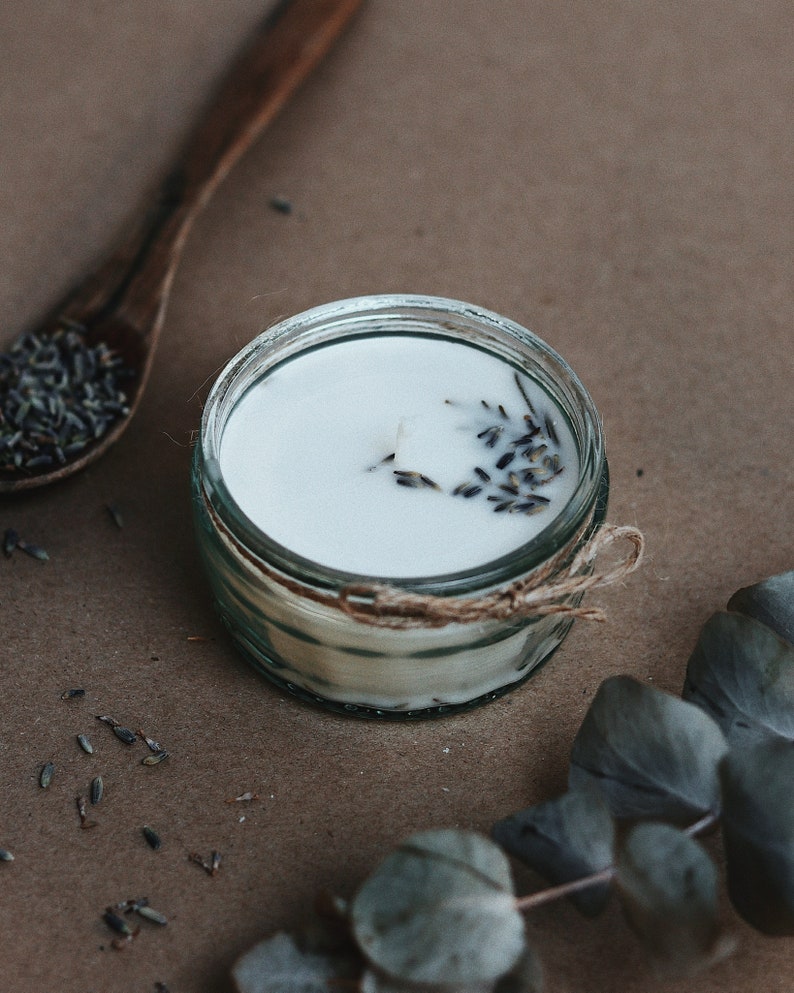 Lavender and Rosemary soya wax candles Eco friendly candle Etsy