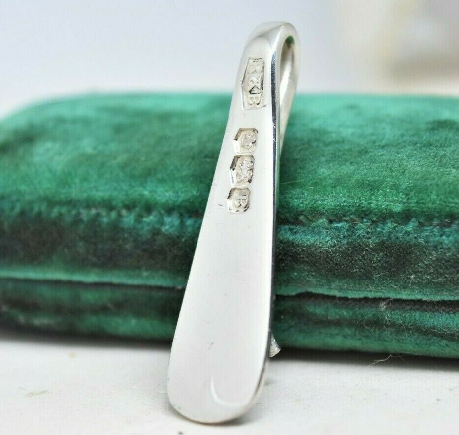Vintage Sterling silver Money clip Handmade Feature Hallmark Etsy