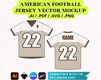 Football Jersey DIY Canva Vector Mockup Sports Soccer Fashion Template Streetwear Tech Pack Clothing Vector Fashion Hoodie Vector Template
