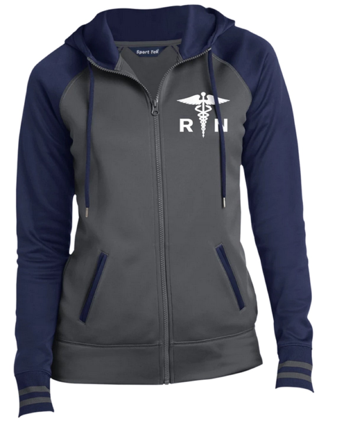 Registered Nurse Jacket Personalized Caducues Jacket for Etsy