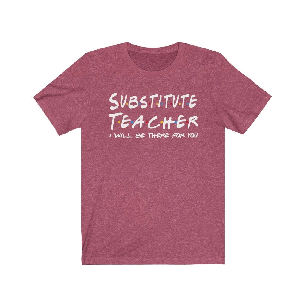 Substitute Teacher Shirt Substitute Teachers TShirts Etsy