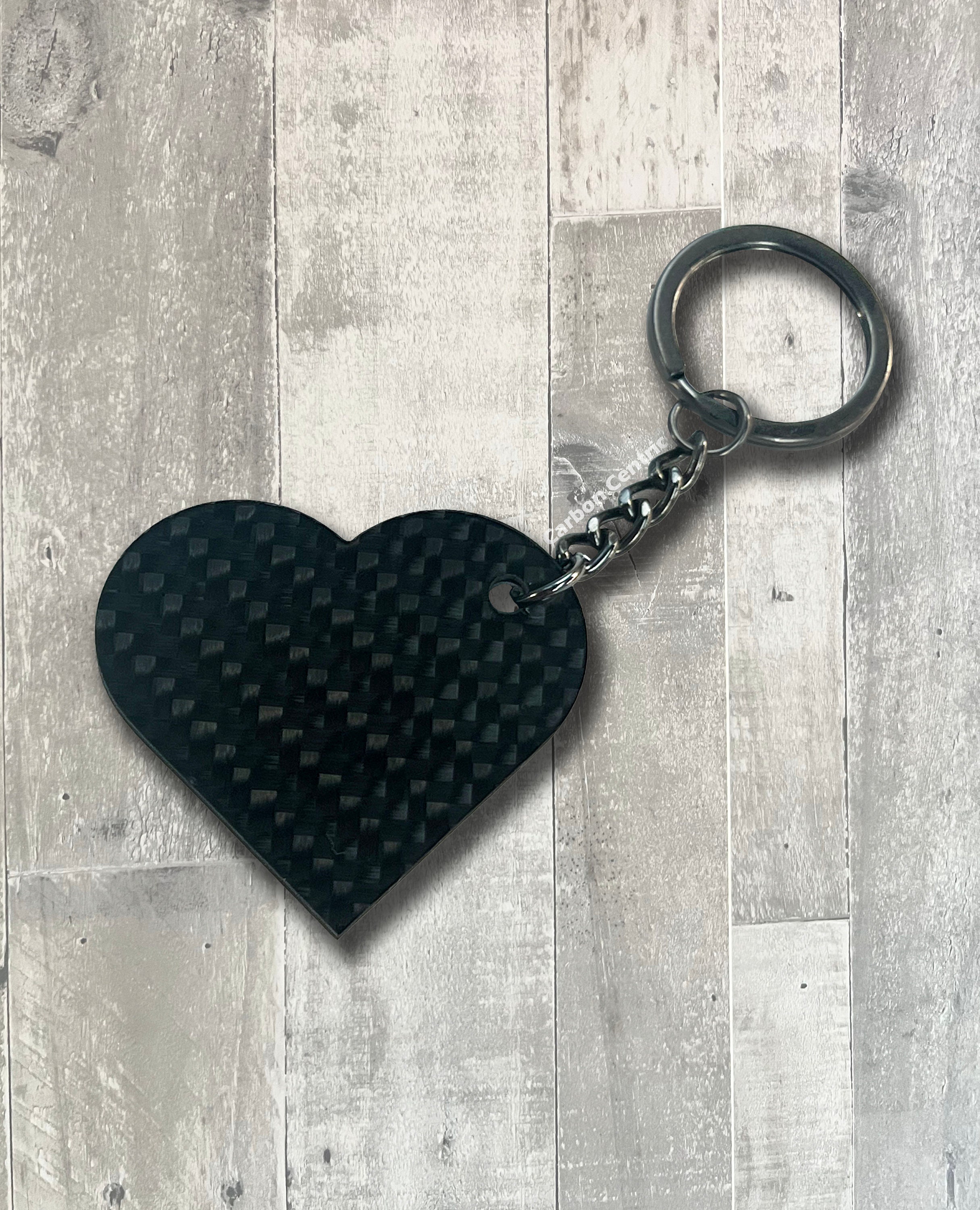 EXOTIC HEART KEYRING AND HEART CLIP
