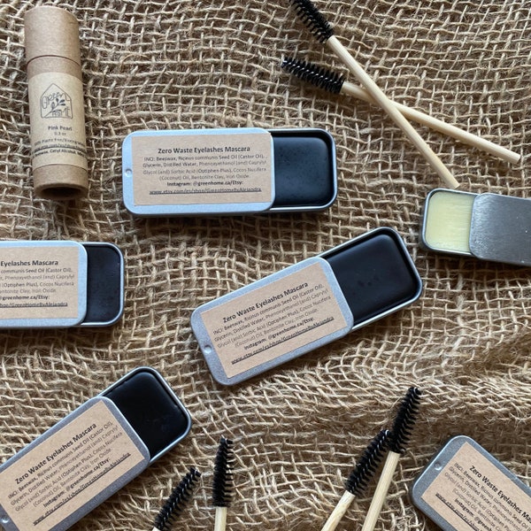 Zero waste mascara | Zero waste makeup | Eyelashes mascara | Tint for eyelashes | Natural beauty products | Mineral Makeup
