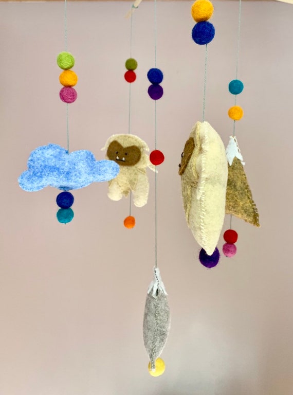 whimsical baby mobile