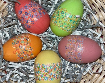 Hand Painted Wooden Easter Eggs