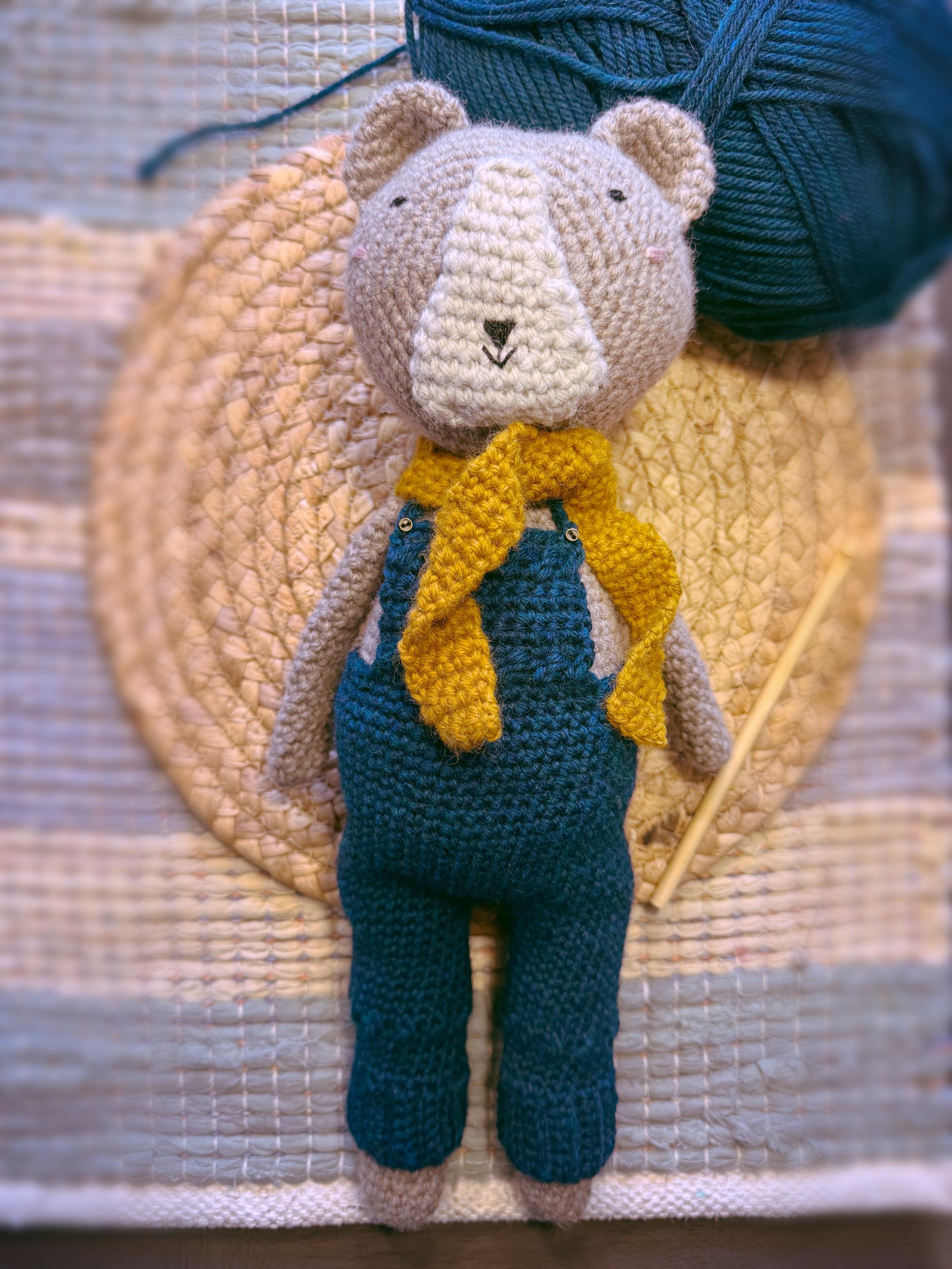 Archie the Bear, Crochet Pattern, Amigurumi Bear Pattern, Crochet Doll ...