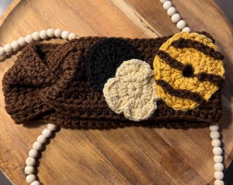 Daisy, brownies, Girl Scout Inspired Cookie Headband/Ear Warmer , Girl Scouts , Customizable , Headband , Cookies , Girl Scout Cookies