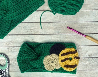 Girl Scout Inspired Cookie Headband/Ear Warmer , Girl Scouts , Customizable , Headband , Cookies , Girl Scout Cookies