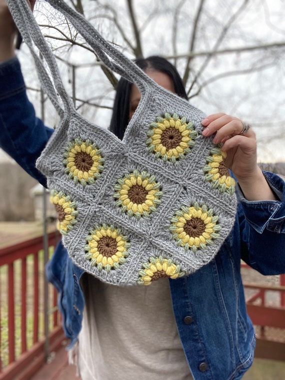 Crochet eco bag sale