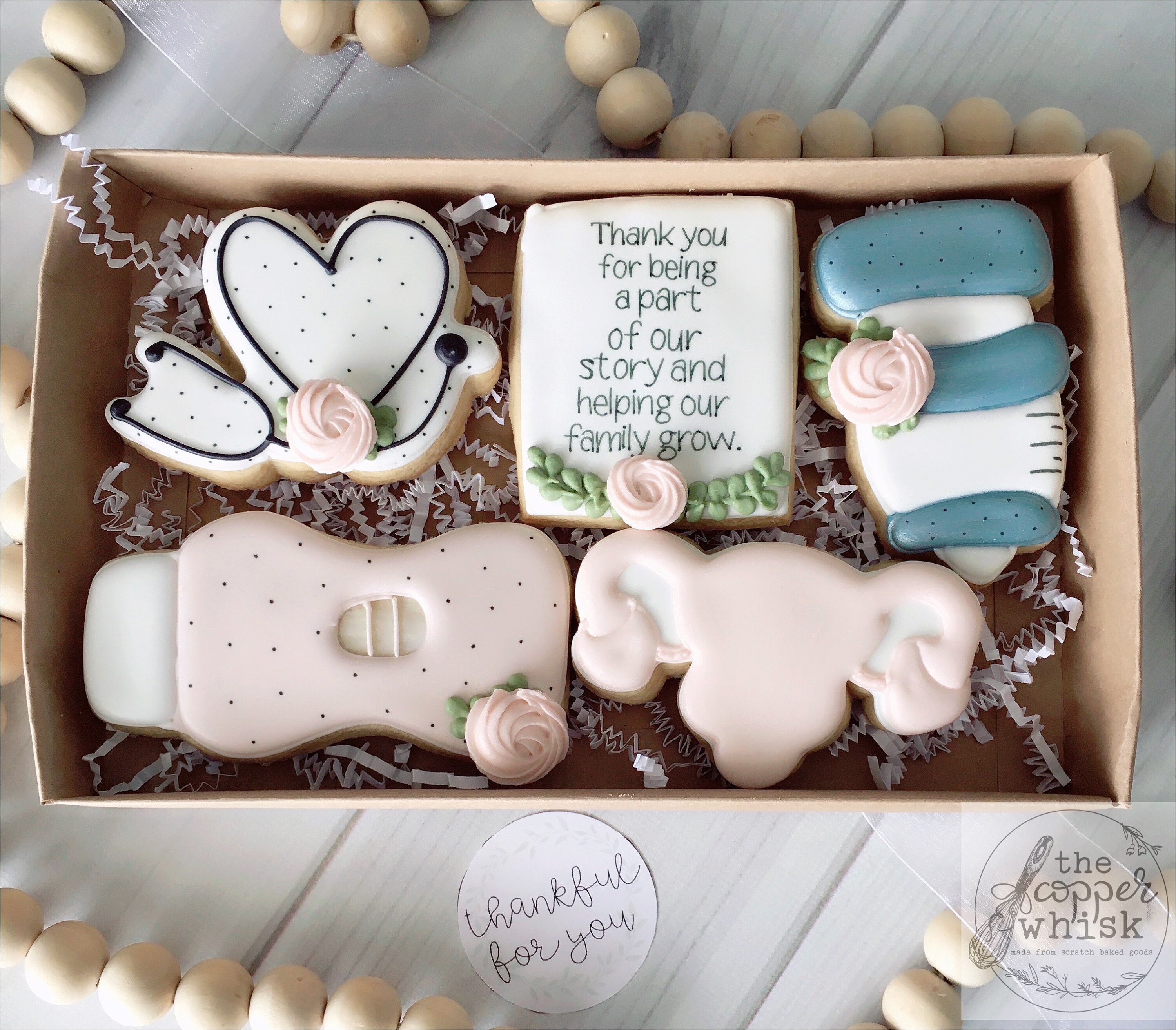 IVF/Fertility Decorated Sugar Cookie Box Etsy