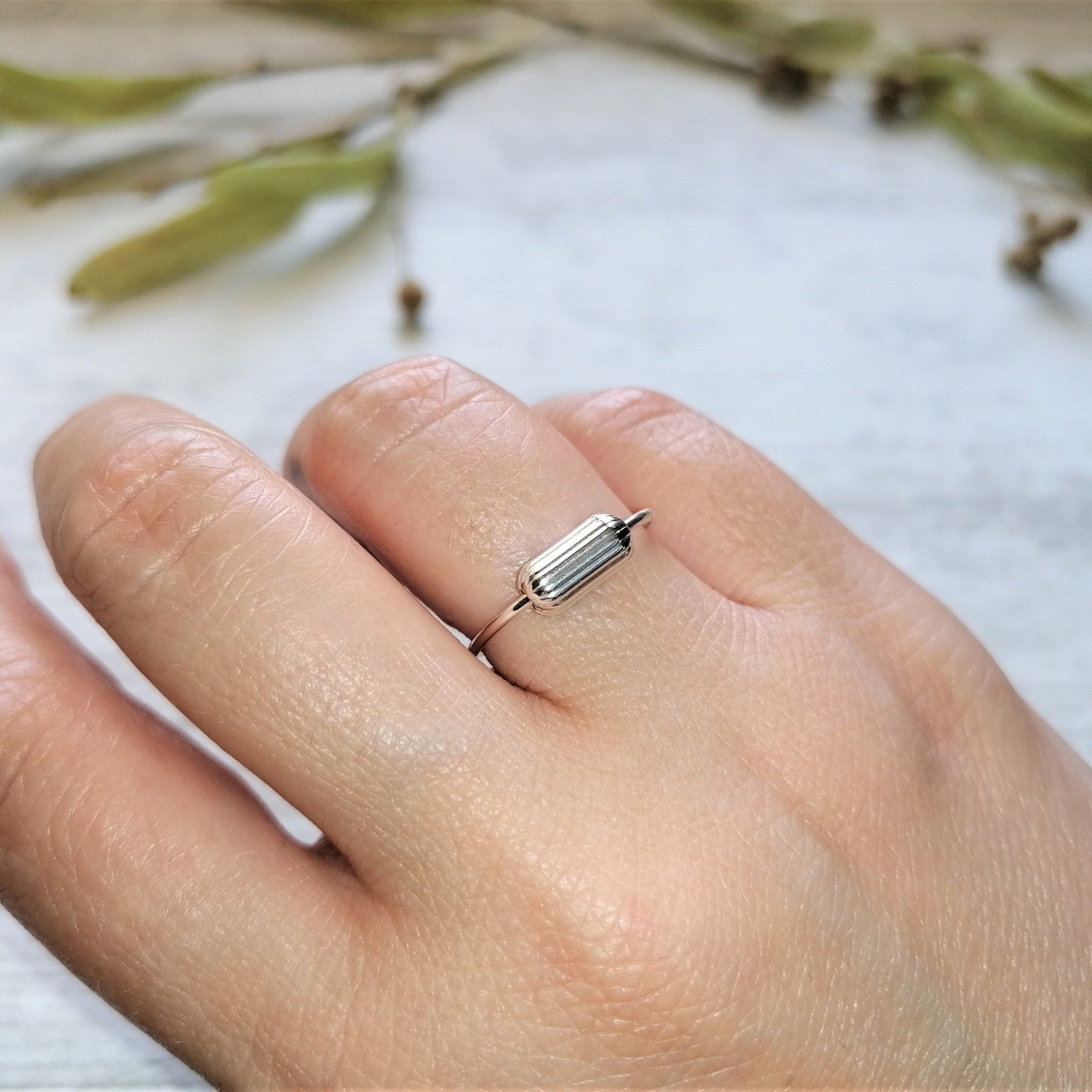 Rose gold anxiety ring worry ring fidget ring anti anxiety Etsy