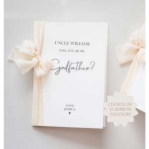Vuoi essere il mio padrino? Biglietto di proposta / Biglietto personalizzato per il padrino / Biglietto di proposta per il padrino / Vuoi essere il mio padrino?