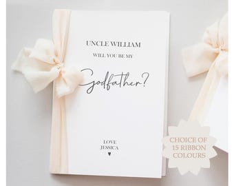 Wollen Sie mein Pate Vorschlag Karte sein | Personalisierte Paten Karte | Paten Vorschlag Karte | Willst du mein Pate sein