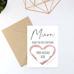 Maman Maman Nan Scratch Reveal Card | Carte personnalisée à gratter pour surprise fête des mères Festival des fêtes De cinéma Treat