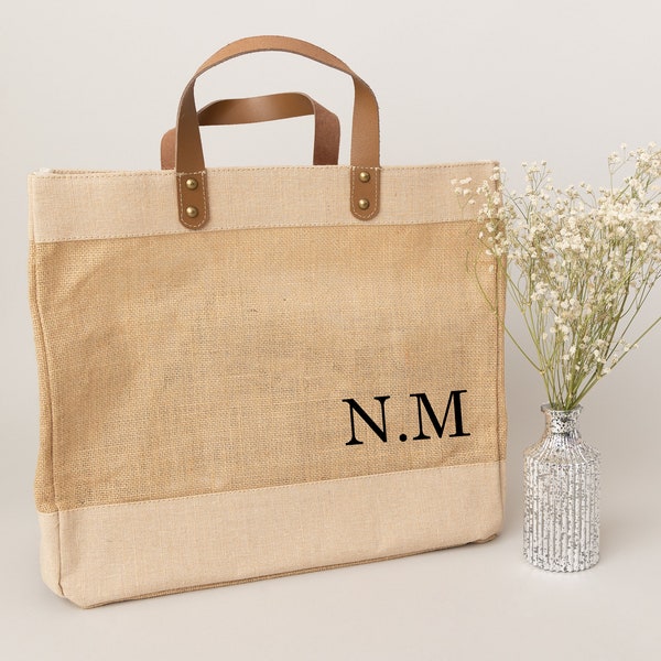 Personalised Custom Jute Bag Teacher Gift | Mothers Day Present