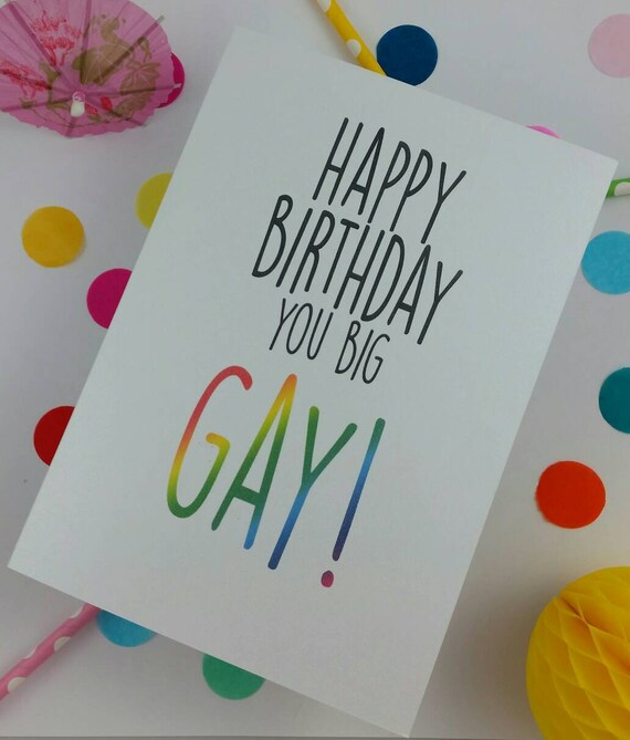 Birthday cards for gay couples