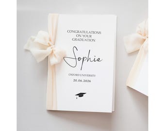 Personalised Graduation Card | Custom Congratulations | Congrats