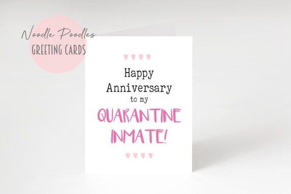 Joyeux Anniversaire A Mon Detenu De Quarantaine Carte Etsy Canada