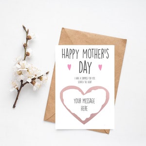 Scratch To Reveal Card | Custom Made Scratch Off Personalised Card For Surprise Mothers Day Concert Holiday Festival Cinema Treat