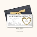 Personalised Surprise Birthday Card | Personalised Surprise Concert Tickets | Surprise Reveal For Concert | Scratch Off Surprise Gig