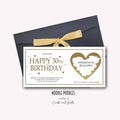Personalised Scratch Gift Voucher | Scratch  Reveal Card For Special Birthday | Surprise Reveal Card 18th | 21st | 30th | 40th | 50th | 60th