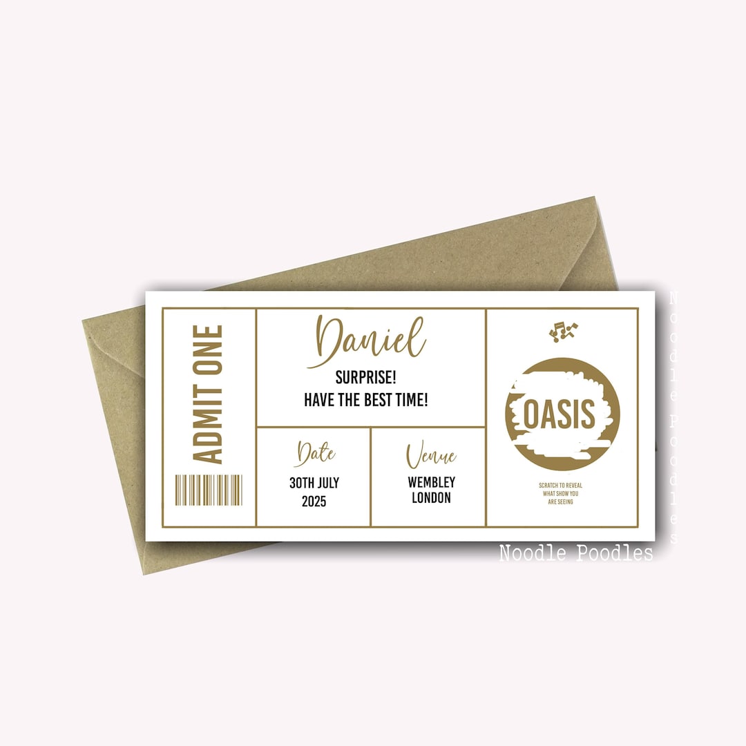 Carte D'anniversaire Surprise à Gratter Personnalisée Avec