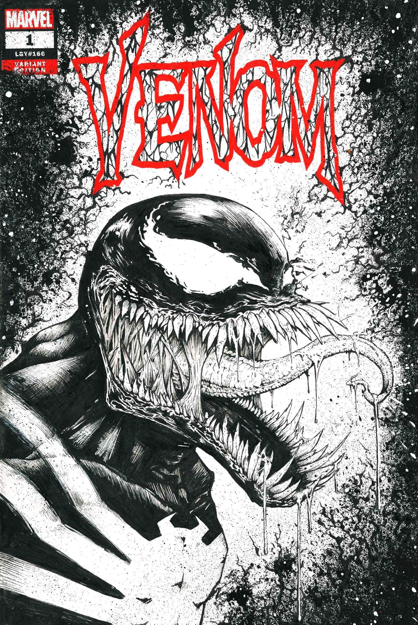Marvel Kith Venom Variant Cover Orange