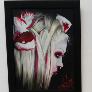 Selbstheilend - Bildende Kunst - Horror - Makaber -Okkult -Hexe-Lowbrow-Eoin Meehan- Dark Art- Malerei- Surreal -Gothic-Gothgirl- Nugoth- Pastel