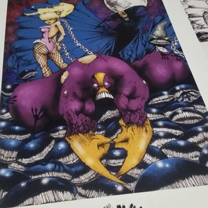THE MAXX - Tributo a Sam keith - cómics de imágenes - arte eoin meehan - arte cómico - arte de pared - el maxx - arte original - lowbrow - impresión de arte