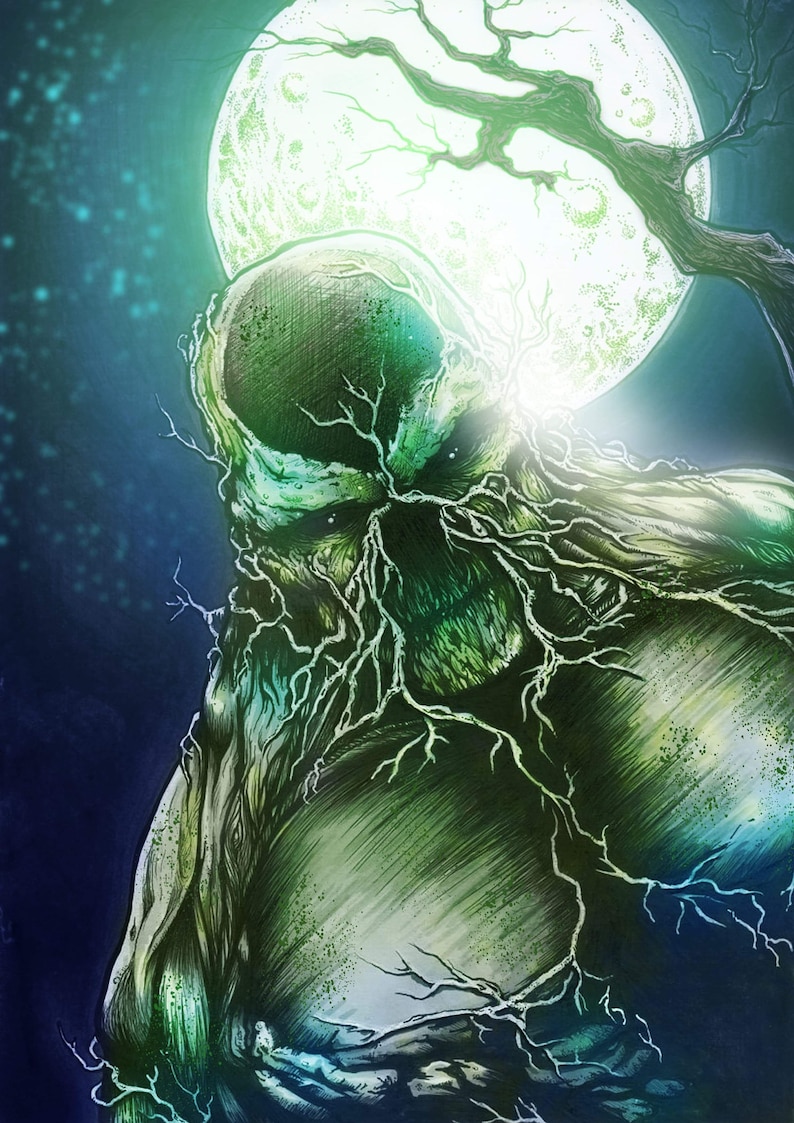 glow in the dark swamp thing