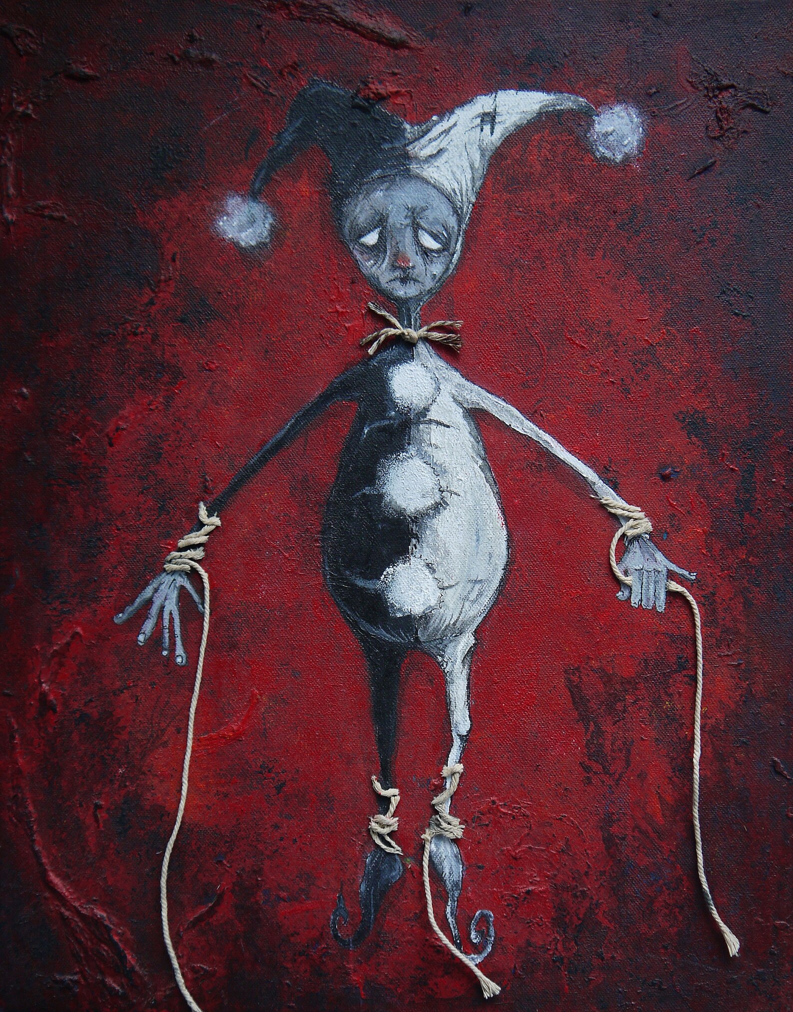 Nobodys Puppet Fine Art Print Macabre Lowbrow Surreal Etsy
