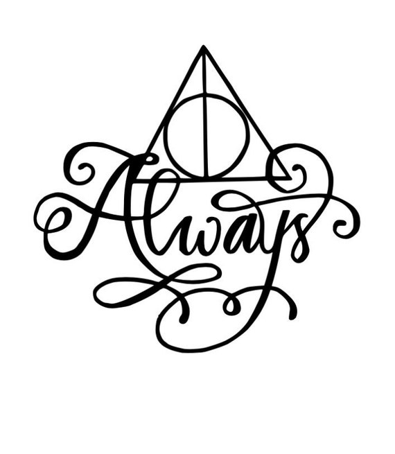 Download Always Deathly Hallows Harry Potter vinyl decal | Etsy