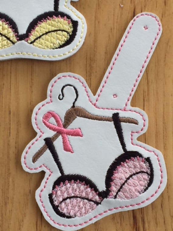 Buy DIY-DIGITAL FILE Bra Breast Cancer Awareness Ribbon Snap Tab / Key Fob  / Bag Tag / Ith Machine Embroidery Design File Online in India 