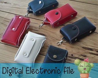 DIY-DIGITAL FILE -6x10or 8x10 Hoop-Tissue holder tall (handle or back tab) and belt loop options - Snap tab - In The Hoop Machine Embroidery