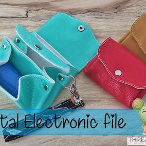 DIY-DIGITALE DATEI - 6x 10 - 8x10 - 9x14 Creolen - Akkordeon Geldbörse Beutel Brieftasche mit Maschinenstickerei - Design306