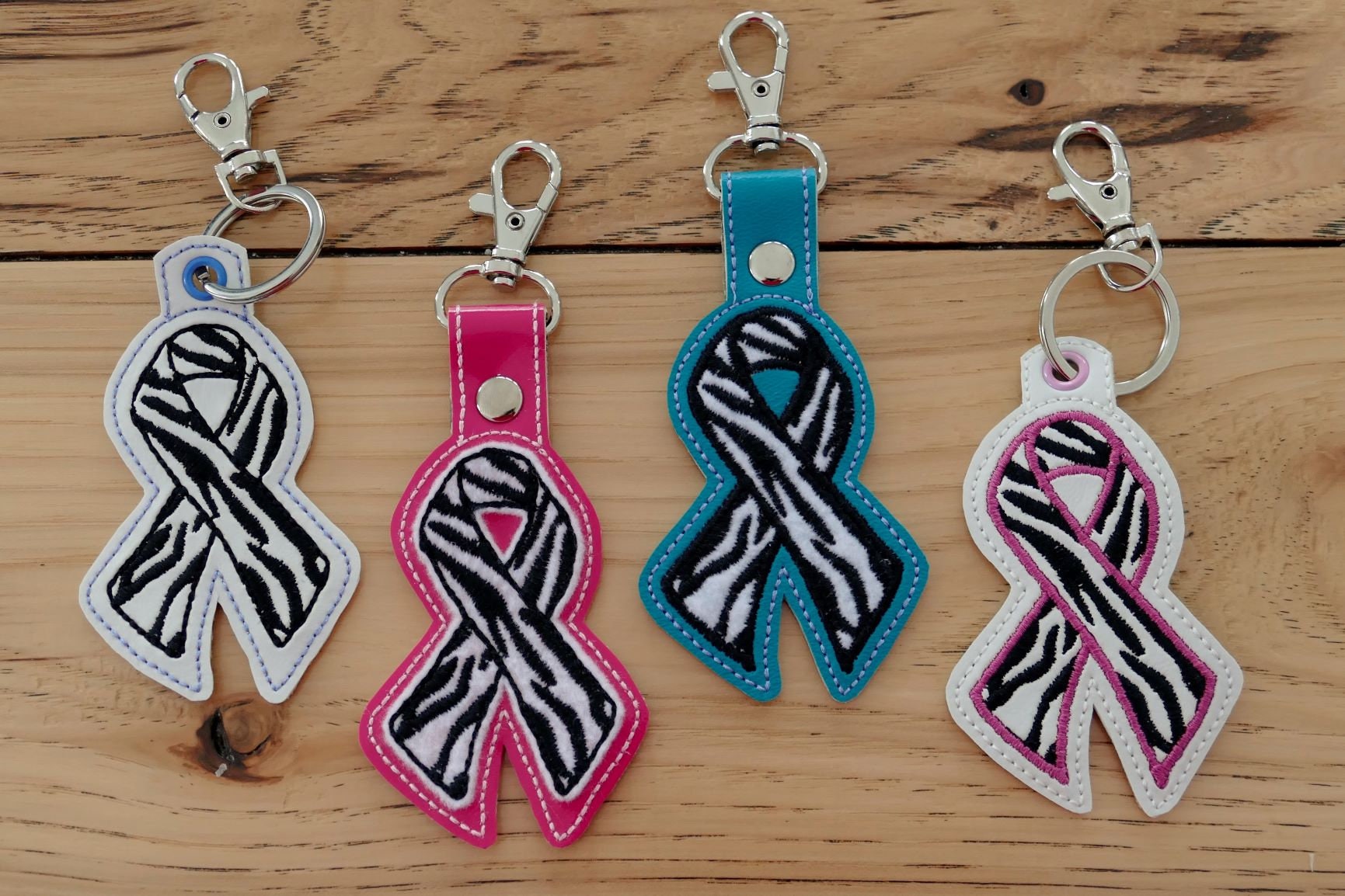 Rare disease Awareness ribbon cut ALS awareness Zebra awareness BFRB