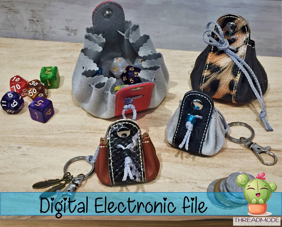 DIY-DIGITAL FILE 4x4 and 5x7 Mini Keychain and X-small Dice Bag, Medieval  Coin Pouch, Drawstring Bag Ith Machine Embroidery-design326 - Etsy