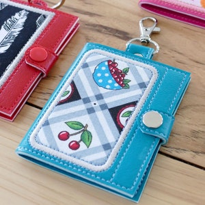 DIY-DIGITAL FILE Wallet Rectangle Applique square & rounded corners Gift card holder-5x7 hoop-Snap tab / ith Machine Embroidery Files image 5