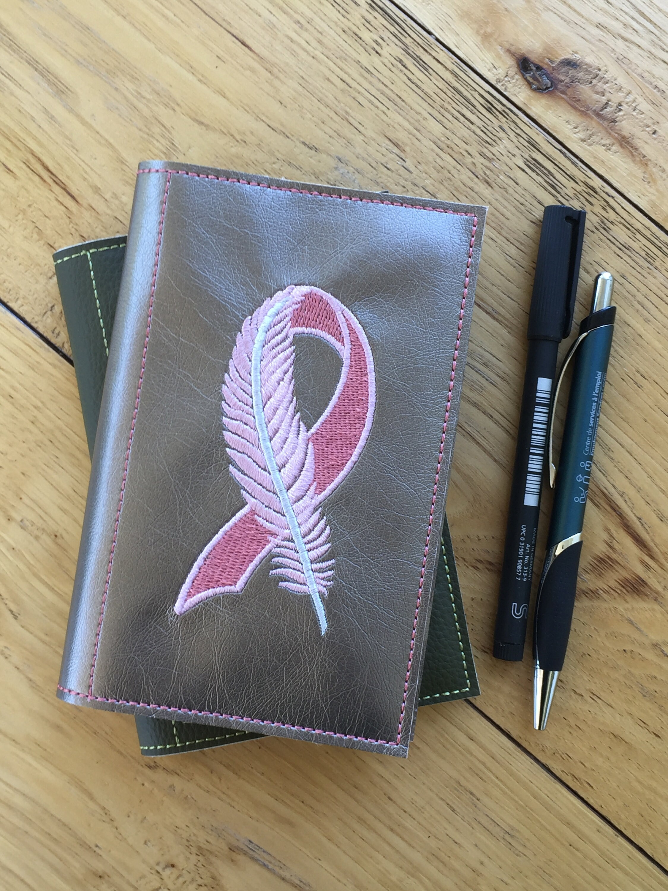 Breast Cancer Awareness Pink Ribbons Notebook & Pen Set for sale online 